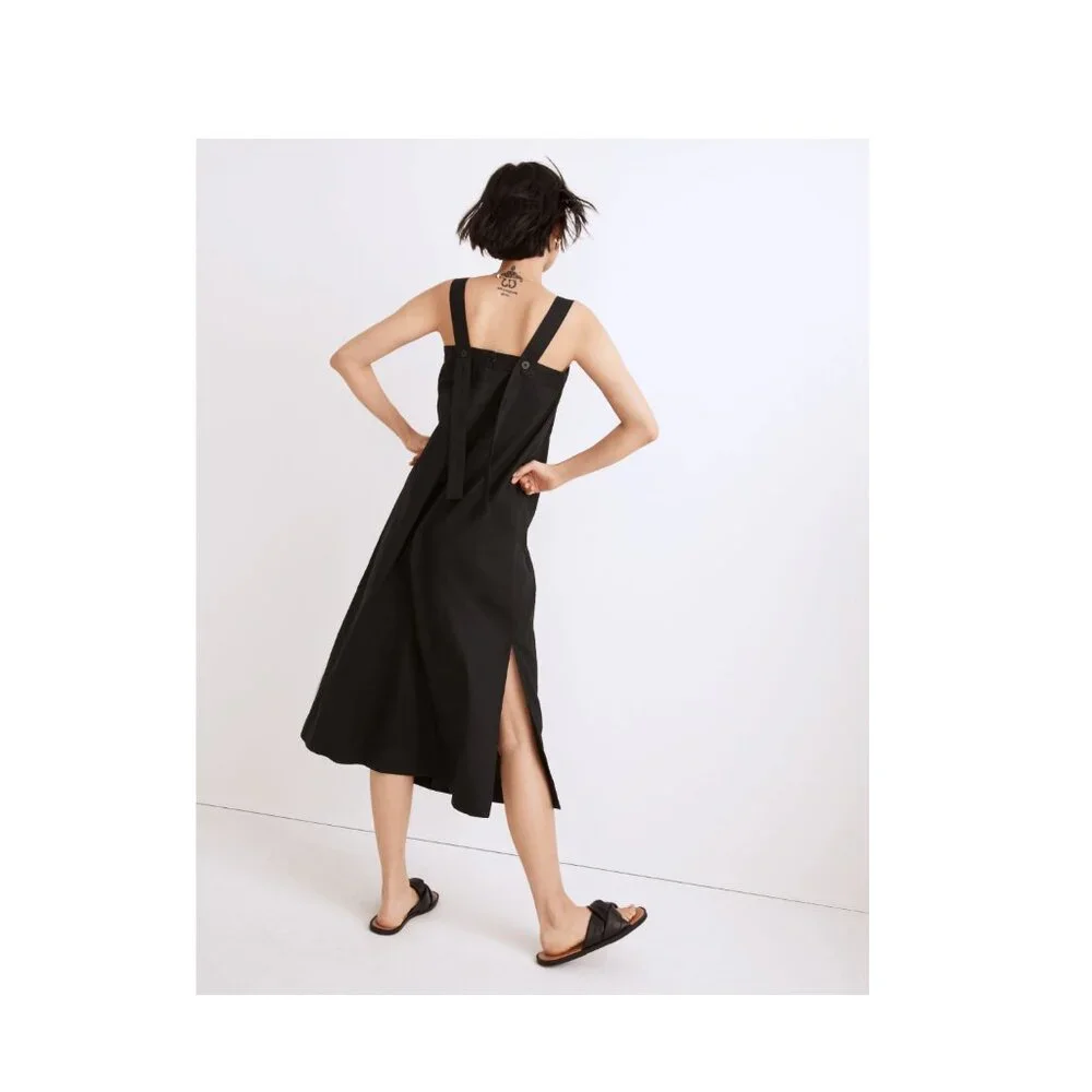 Madewell Black Midi Dress - Picture 8 of 8